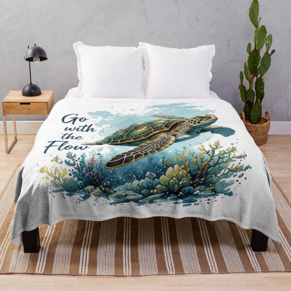 Item preview, Sea Turtle Ocean Nature Inspirational Graphic designed and sold by RedPixelPlus.