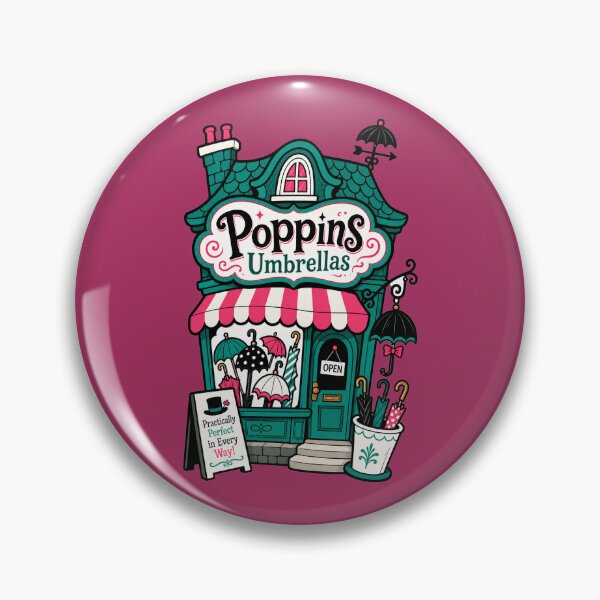Item preview, Poppins Umbrella Shop designed and sold by BrambleBox.