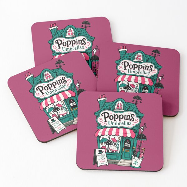 Item preview, Poppins Umbrella Shop designed and sold by BrambleBox.