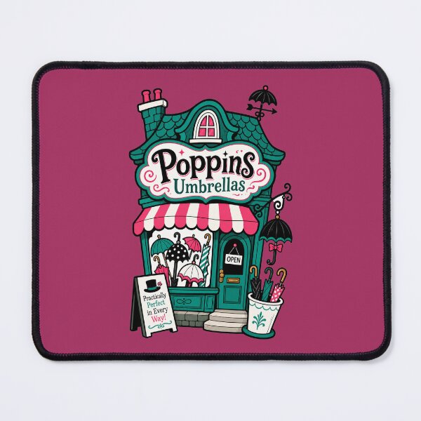 Item preview, Poppins Umbrella Shop designed and sold by BrambleBox.