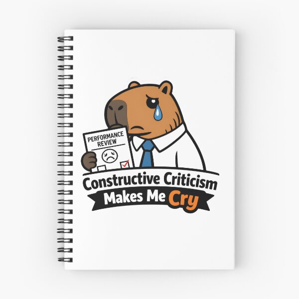 Item preview, Funny Performance Review Capybara Office Humor  designed and sold by yanejoy.