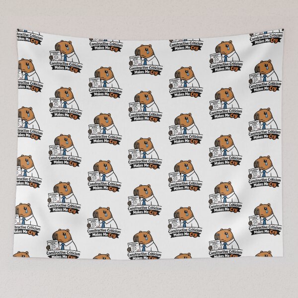 Item preview, Funny Performance Review Capybara Office Humor  designed and sold by yanejoy.