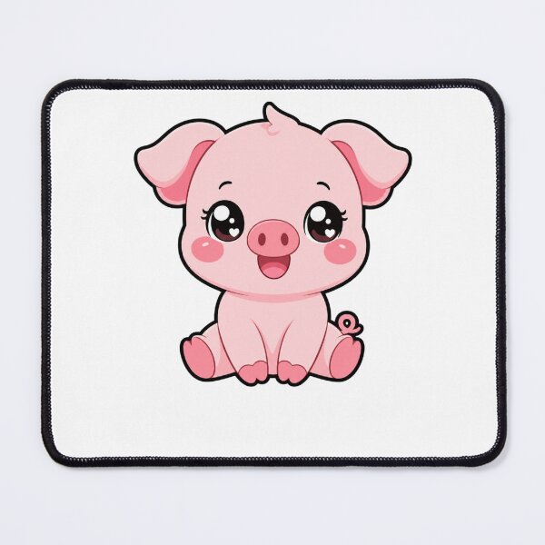 Item preview, This Little Piggy Cute Kawaii Piglet with Saying designed and sold by BoosterShop.