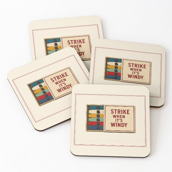 Item preview, Strike When Windy Funny Kitesurf Matchbox Vintage Design. No2 designed and sold by Islabonita..