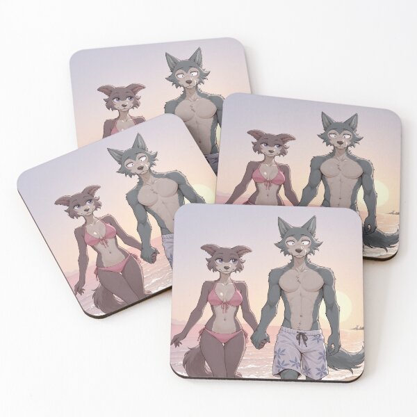 Item preview, Juno and Leogshi at the Beach designed and sold by AnimsAIUniverse.