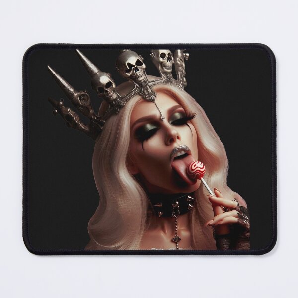 Item preview, Skull Queen Licking Swirl Lollipop designed and sold by Voodoo Store Paranormal Collections.