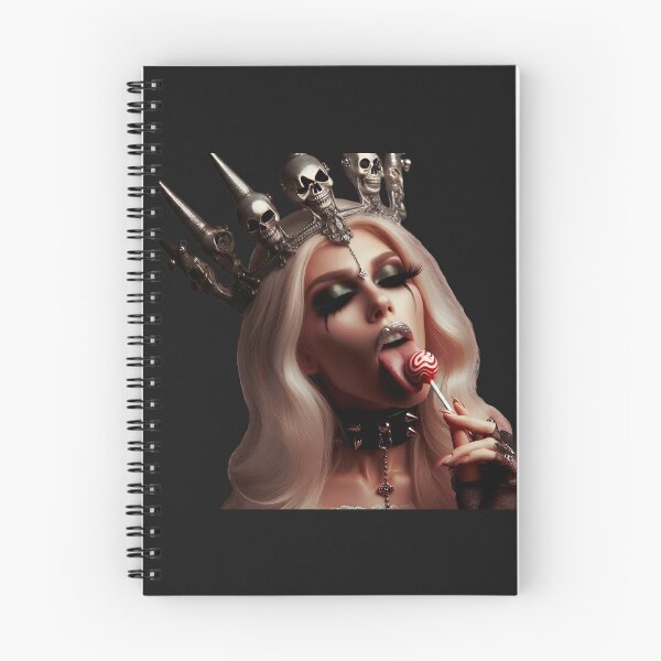 Item preview, Skull Queen Licking Swirl Lollipop designed and sold by Voodoo Store Paranormal Collections.