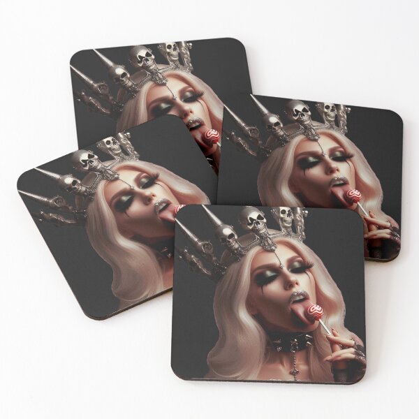 Item preview, Skull Queen Licking Swirl Lollipop designed and sold by Voodoo Store Paranormal Collections.