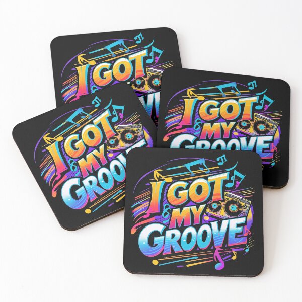 Item preview, I Got My Groove Retro Music Design designed and sold by Symphatee.