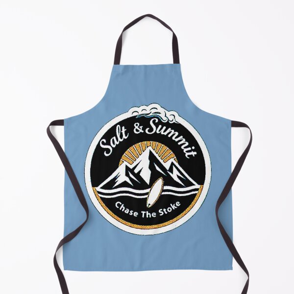 Item preview, Salt and Summit Surf and Mountain | Adventure Badge Design Sea and Snow designed and sold by AstronautMerch.