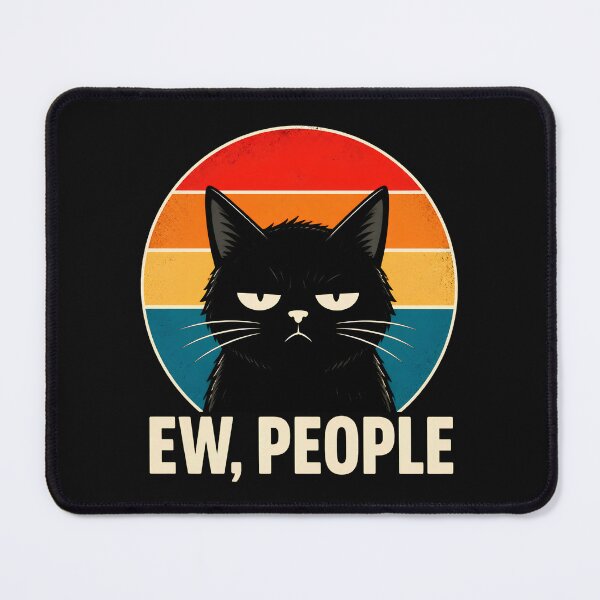 Item preview, Grumpy Cat EW People Retro Sunset designed and sold by TshirtsOnline-.