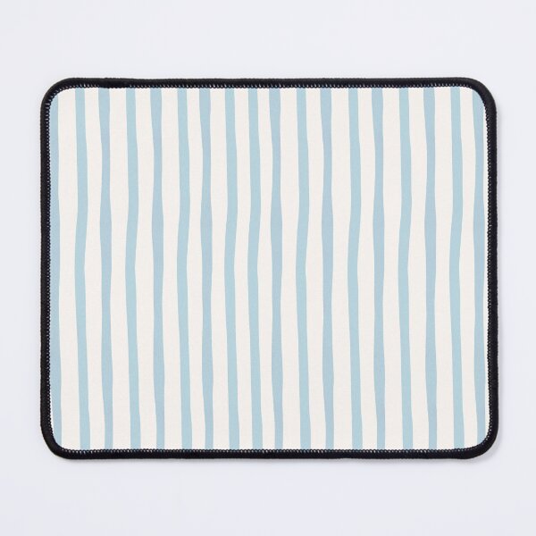 Item preview, Soft blue wavy stripes designed and sold by Rue Market.
