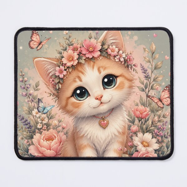 Item preview, Cat _ Magiczny kot w kwiatowym ogrodzie designed and sold by WarriorVision.