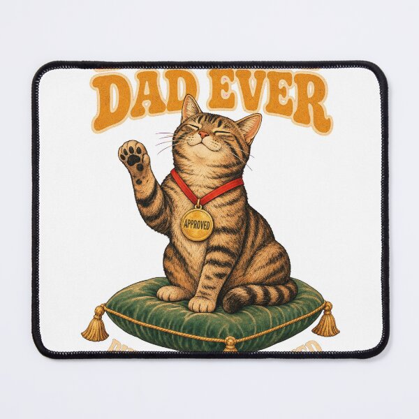 Item preview, Tabby Cat Dad Vintage Retro Fathers Day designed and sold by arawaksupplyco.