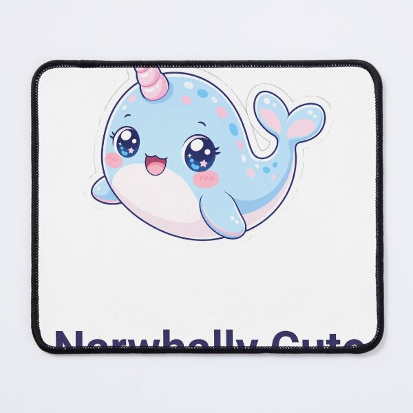 Item preview, Narwhally Cute Sweet Kawaii Narwhal with Saying designed and sold by BoosterShop.