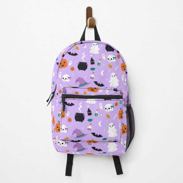 Item preview, pattern with cute Halloween items designed and sold by burbura.