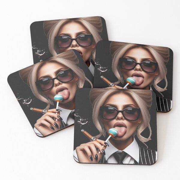 Item preview, Mafia Boss Licking Round Lollipop designed and sold by Voodoo Store Paranormal Collections.