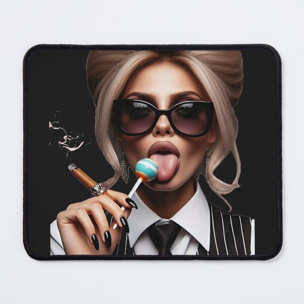 Item preview, Mafia Boss Licking Round Lollipop designed and sold by Voodoo Store Paranormal Collections.