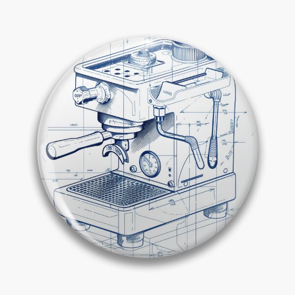 Item preview, Anatomical Blueprint of a Perfect Espresso Machine designed and sold by dragonwolfpack.