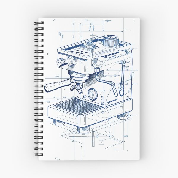 Item preview, Anatomical Blueprint of a Perfect Espresso Machine designed and sold by dragonwolfpack.