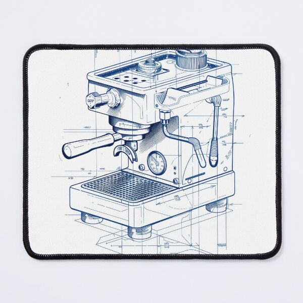 Item preview, Anatomical Blueprint of a Perfect Espresso Machine designed and sold by dragonwolfpack.