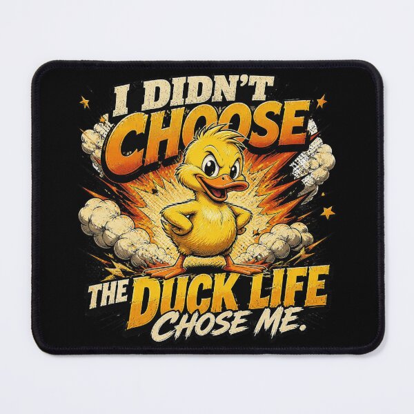 Item preview, I Didn’t Choose The Duck Life Funny Yellow Duck Vintage Retro T-Shirt designed and sold by Cavalier-org.