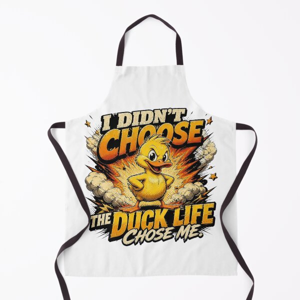 Item preview, I Didn’t Choose The Duck Life Funny Yellow Duck Vintage Retro T-Shirt designed and sold by Cavalier-org.