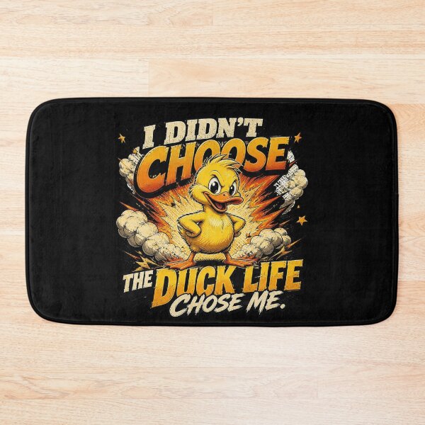 Item preview, I Didn’t Choose The Duck Life Funny Yellow Duck Vintage Retro T-Shirt designed and sold by Cavalier-org.