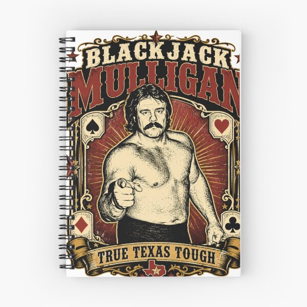 Item preview, Blackjack Mulligan True Texas Tough Vintage Wrestling T-Shirt Design designed and sold by The Irish Whip.
