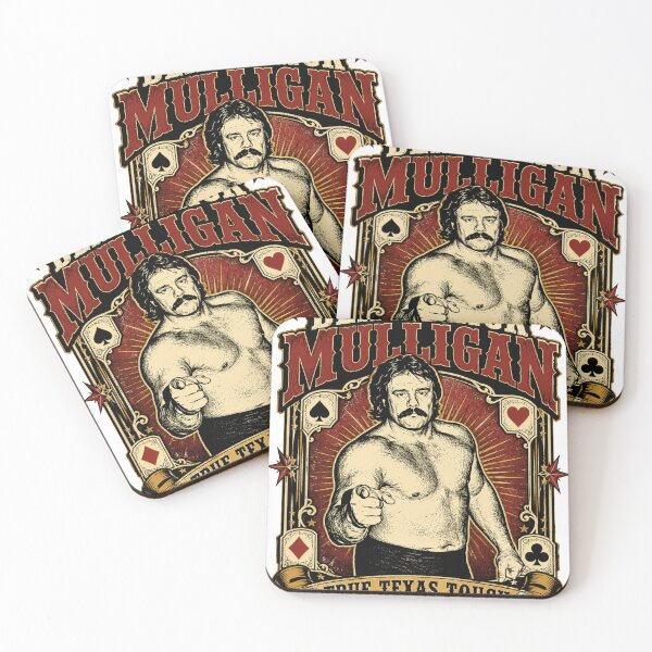Item preview, Blackjack Mulligan True Texas Tough Vintage Wrestling T-Shirt Design designed and sold by The Irish Whip.