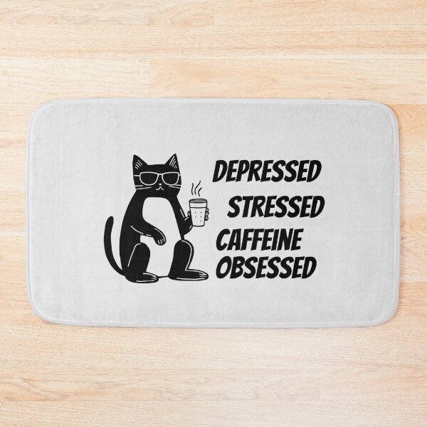 Item preview, Depressed Stressed Caffeine Obsessed designed and sold by monika-arthing.
