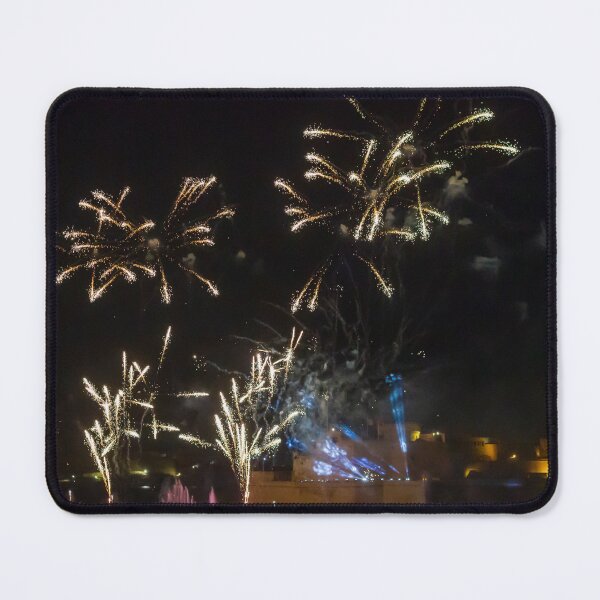 Item preview, Fireworks Display Over Harbor At Night With Colorful Reflections And Festive Light Show designed and sold by Nmallia.