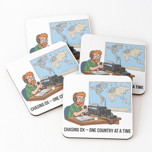 Item preview, Chasing DX One Country At A Time – Funny Ham Radio Gift Amateur Radio Operator designed and sold by Sekla-Studio.