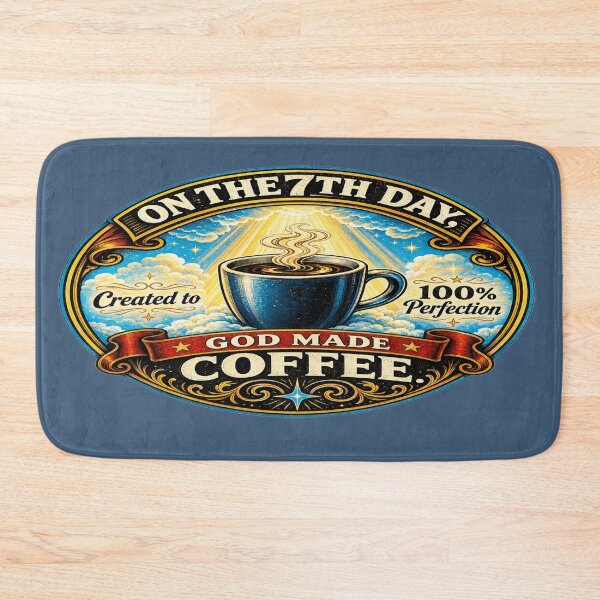 Item preview, 7th Day Coffee – God Created, Brew to Perfection designed and sold by BB Design Garage.