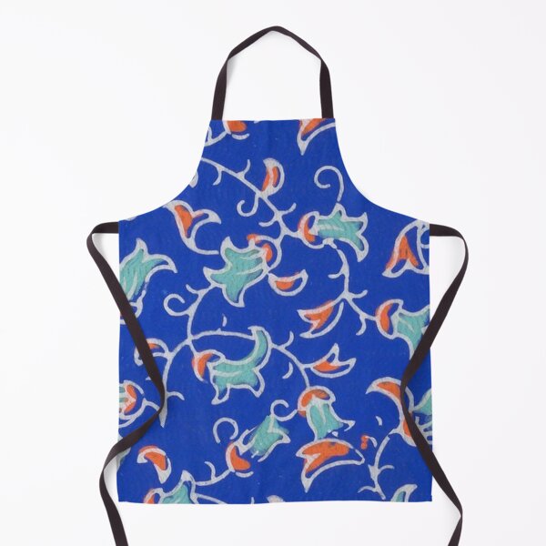 Item preview, Seville Vivid Cobalt Blue Floral Vine Pattern designed and sold by Patterns 1920.