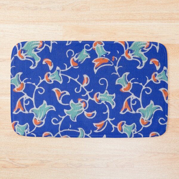 Item preview, Seville Vivid Cobalt Blue Floral Vine Pattern designed and sold by Patterns 1920.