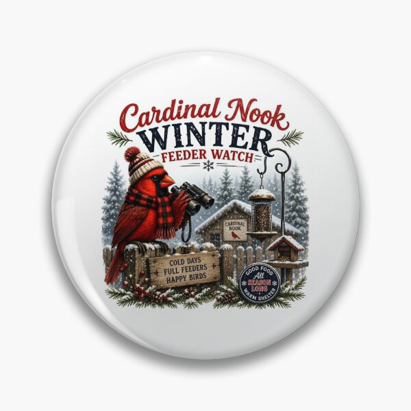 Item preview, Winter Feeder Watch designed and sold by CardinalNook.