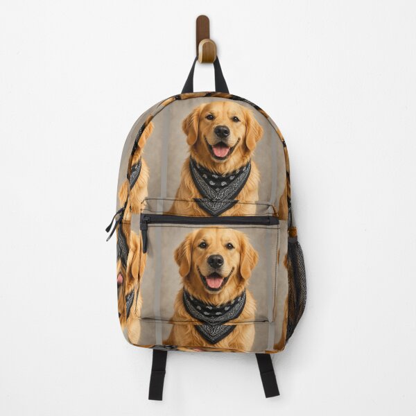 Item preview, Cool Golden Retriever Bandana designed and sold by BagFactoryUK.