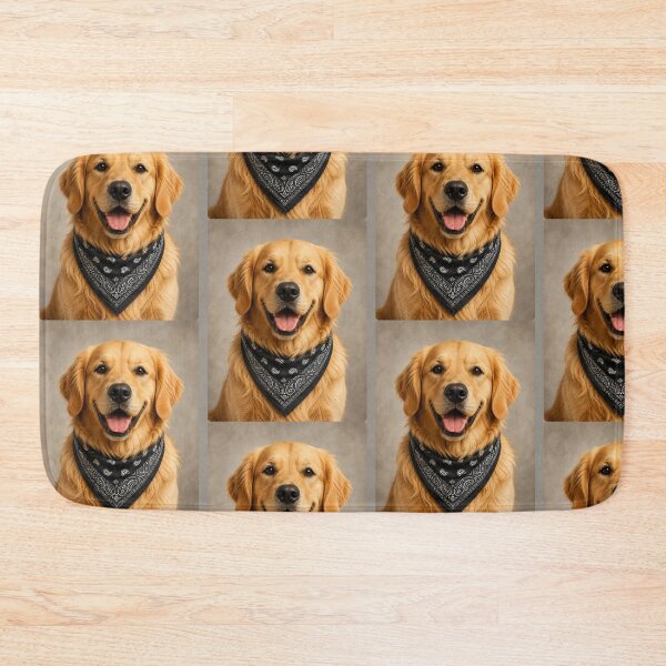 Item preview, Cool Golden Retriever Bandana designed and sold by BagFactoryUK.