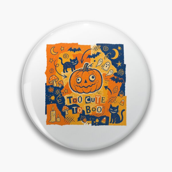 Item preview, Too Cute To Boo Cute Halloween Pumpkin designed and sold by StormbornAther.
