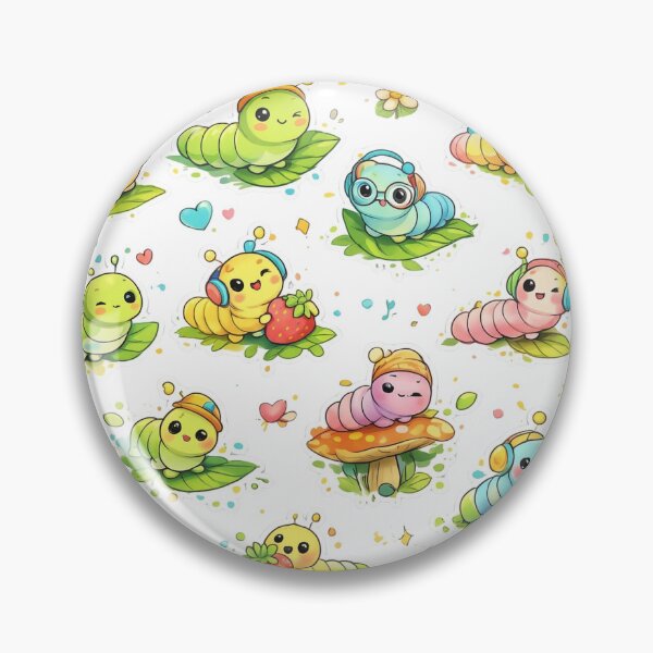 Item preview, Adorable Cartoon Worm & Nature Collection designed and sold by RedPixelPlus.