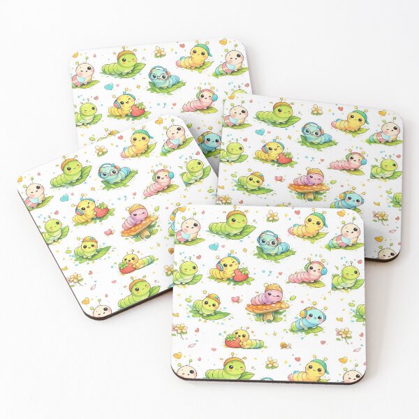 Item preview, Adorable Cartoon Worm & Nature Collection designed and sold by RedPixelPlus.