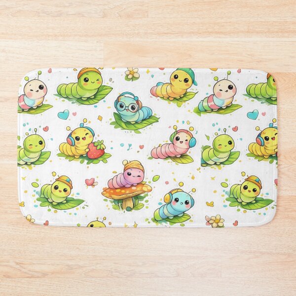 Item preview, Adorable Cartoon Worm & Nature Collection designed and sold by RedPixelPlus.