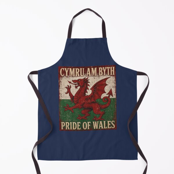 Item preview, Title: Cymru Am Byth — Pride of Wales Vintage Welsh Dragon Heritage Design designed and sold by bumbledown.