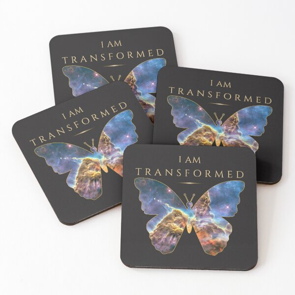 Item preview, I AM TRANSFORMED | Celestial Butterfly Transformation Art designed and sold by KittenAndCo.