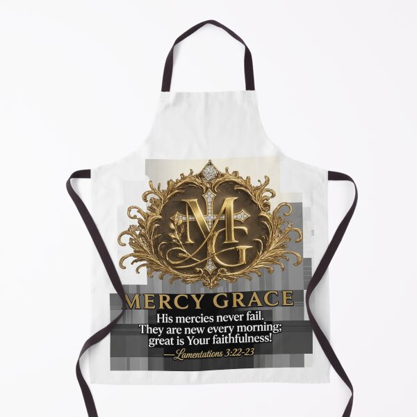 Item preview, Mercy Grace, Elegant MG Monogram Christian Streetwear designed and sold by KINGDOM GOLD STUDIO.