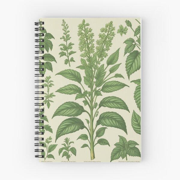 Item preview, Vintage Green Herbs Botanical Illustration designed and sold by AEVORI.