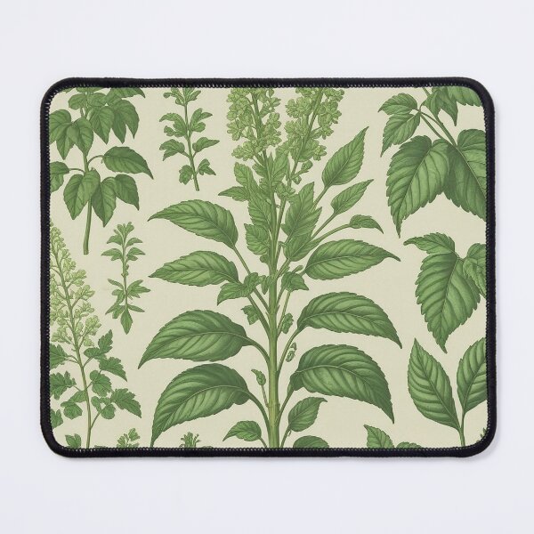 Item preview, Vintage Green Herbs Botanical Illustration designed and sold by AEVORI.