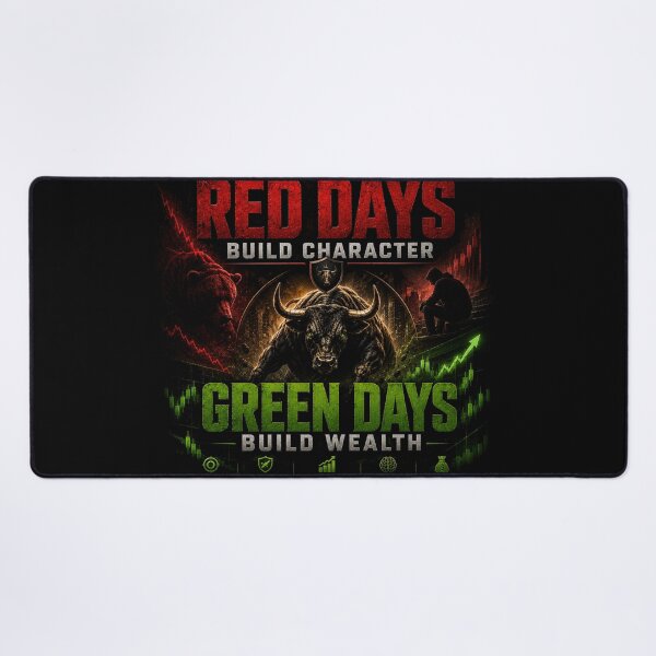 Item preview, Red Days Build Character, Green Days Build Wealth – Forex Trading Quote | Trading Psychology | Trader Motivation T-Shirt designed and sold by PipForgeStudio .