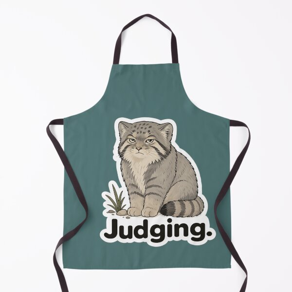 Item preview, Judging. Pallas's Cat Meme | Deadpan Cat Sticker Design designed and sold by BabyStark.